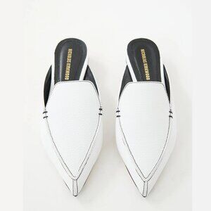 Nicholas Kirkwood Beya Mules - White & Black